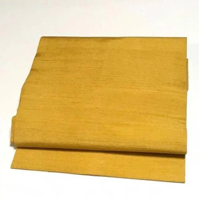 8428# Japanese Vintage Nagoya Obi Belt kimono Pure Silk Plain Pongee Fabric