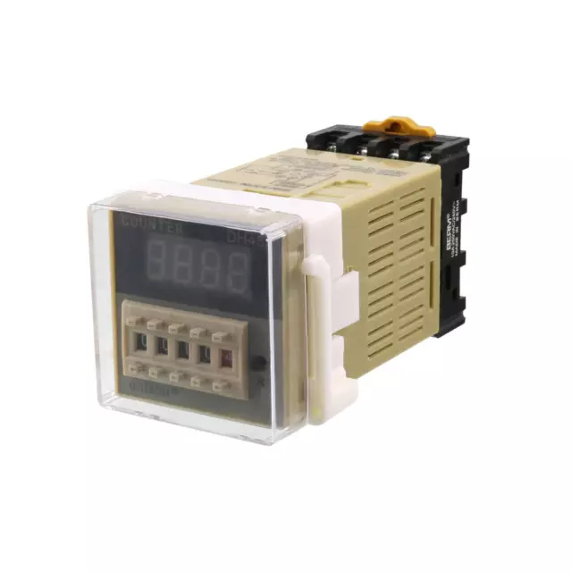 Programmable Digital Counter Relay 1-9999 AC/DC 24V 50/60Hz DH48J-8