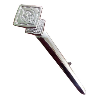 Finitura Cromata/Spilla Cardo Nuovo Cardo Scozzese Elsa Spilla per Kilt 