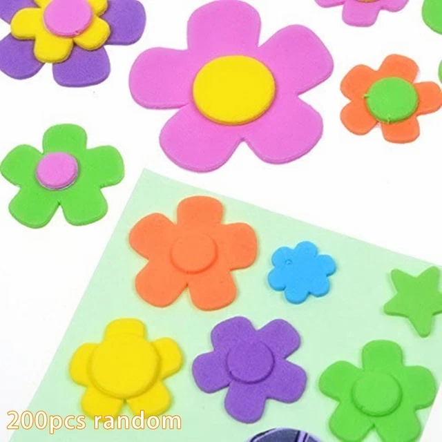 200 Pcs EVA Mousse Autocollants Fournitures Scolaires Apprentissage Éducation