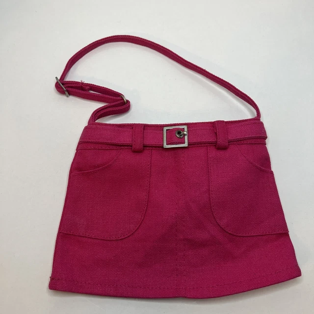 Hirschberg Schutz & Co. Girl’s Fabric Purse Skirt Pink Denim With Pockets