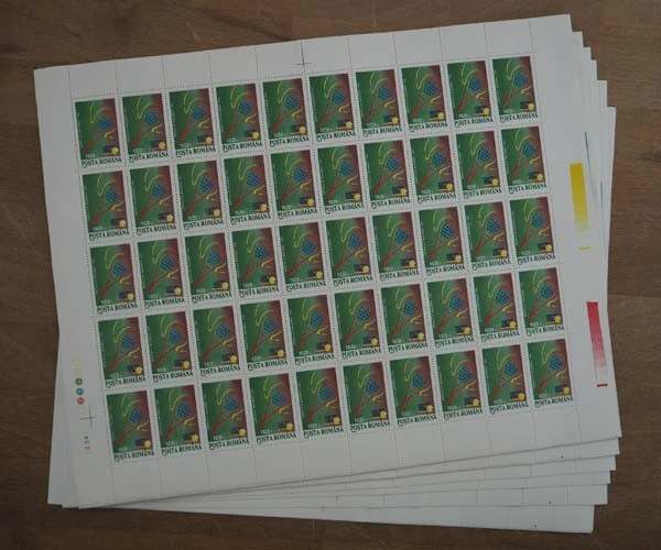 1995 Rumänien; 1000 Einzelwerte Tennis, postfrisch/MNH, MiNr. 5127, ME 1500,- 2