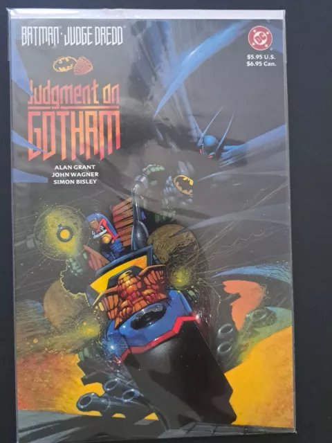 1991 DC Comics BATMAN JUDGE DREDD Judgement On Gotham