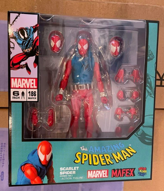 MAFEX No.186 THE AMAZING SPIDER-MAN SCARLET SPIDER COMIC Ver. Figure MEDICOM TOY