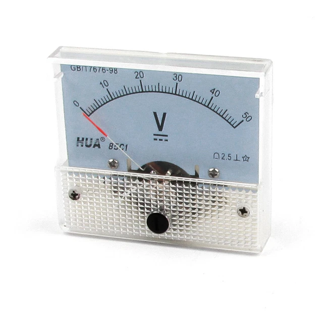 EINBAU VOLTMETER EINBAUINSTRUMENT 0 50V DC Messinstrument Analog