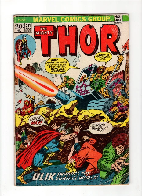 The Mighty Thor #211 (1973, Marvel Comics)