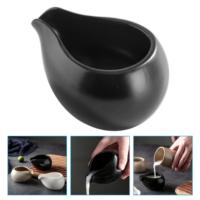 Cubo de jugo de carne recipiente de cerámica para diente de salsa de café