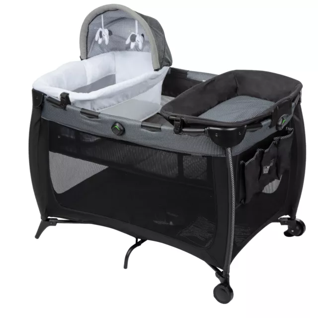 Deluxe Portable Baby Playard with Bassinet and Changer,