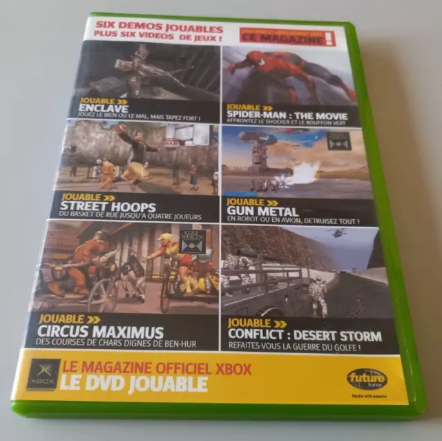 DVD XBOX "6 Démos jouables et 6 vidéos N°6" en boîte sans notice (N°8084)