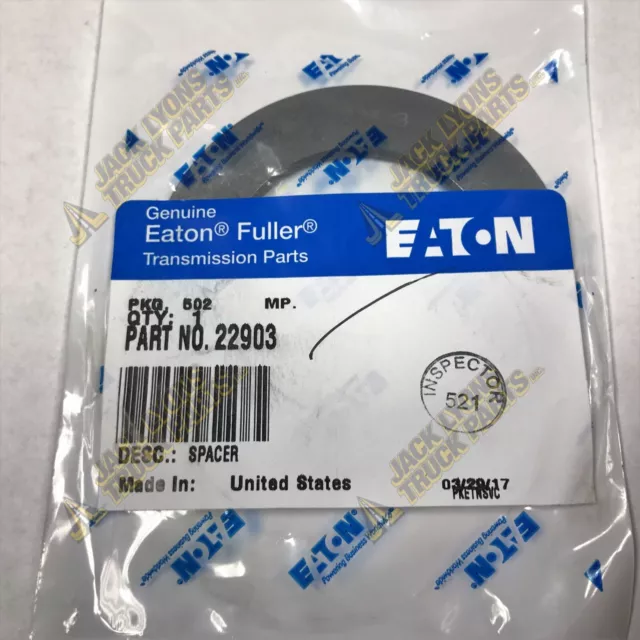 22903 New Eaton Fuller C/SHAFT SPACER - OEM 13210, 15210