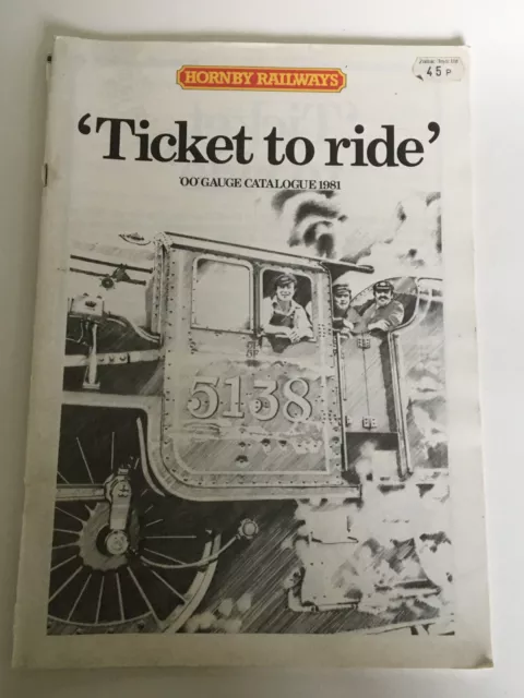 Vintage Hornby Railways OO Gauge Catalogue 1981.