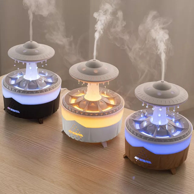 fr UFO Aroma Diffuser Multifunctional Timer Low Noise 350ML for Home Bedroom Off