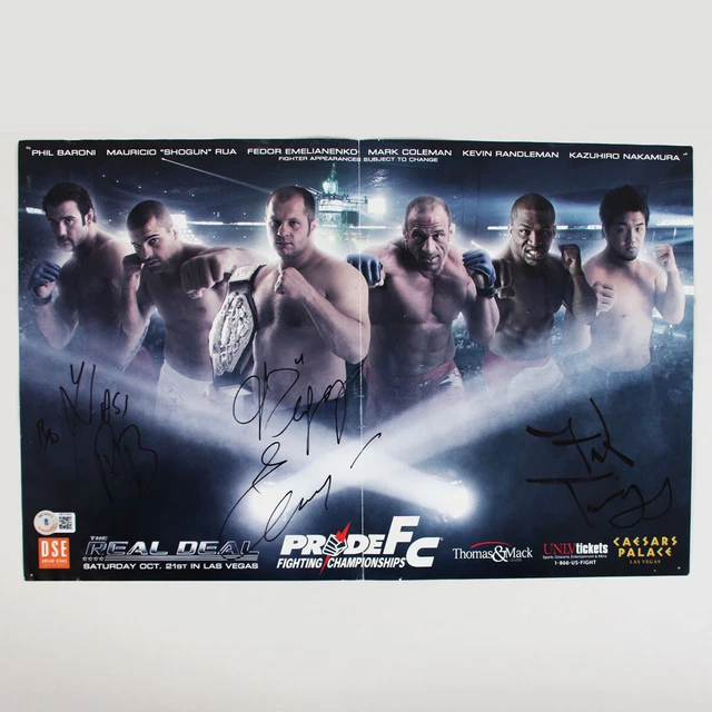 2006 Pride 32 Championship FC Signed Poster (3) Fedor Emelianenko, etc. - CO... 2006 Pride 32 Championship FC Signed Poster (3) Fedor Emelianenko, etc. - CO...