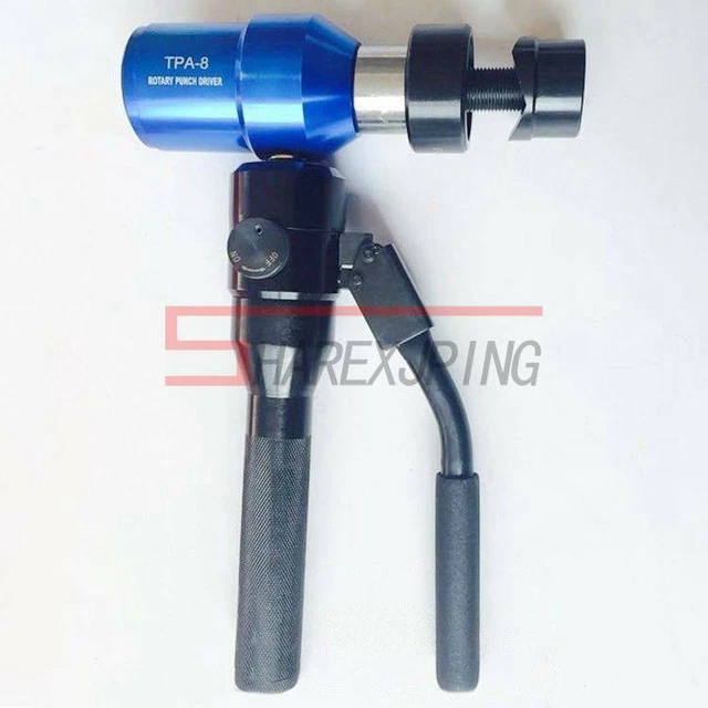 ONE TPA-8 6Ton Hydraulic Knockout Punch Driver Kit Hand Pump Hole Tool 11-gauge
