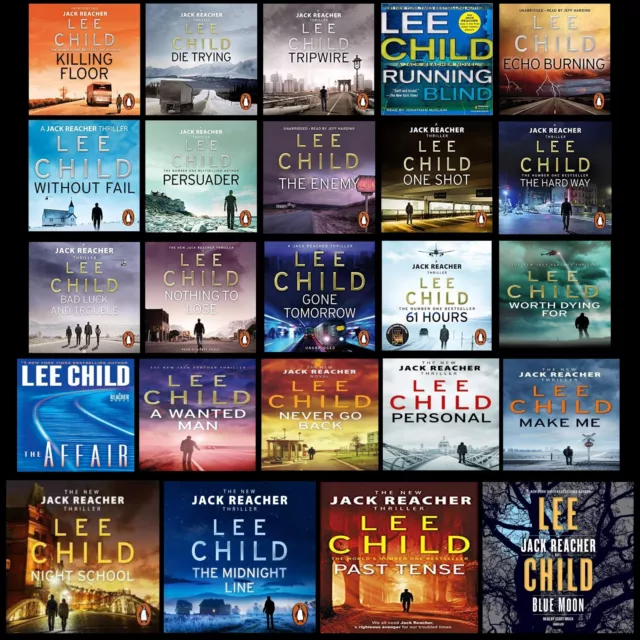 Jack Reacher - Lee Child - Audiobook Audio Book Bundle: Mp3 CD