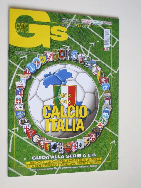 CALCIO ITALIA 2015-2016 Guerin Sportivo Guida Serie A e B