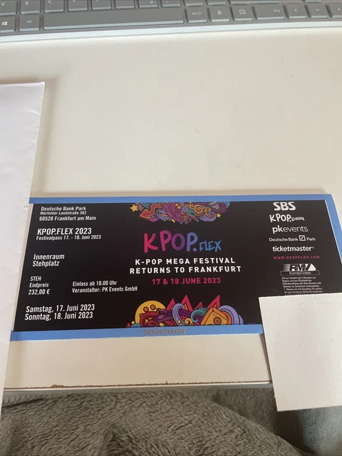 KPOP.FLEX Ticket - 17 bis 18. Juni 2023 - Frankfurt Innenraum