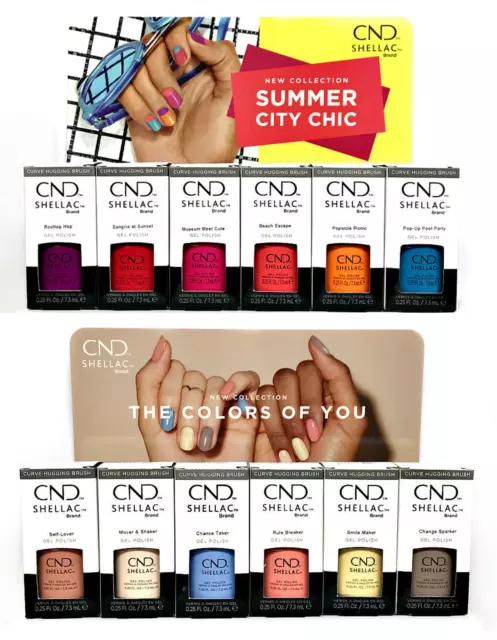 CND Shellac 7,3ml CITY CHIC /COLORS OF YOU 2021 / BOHO SPIRIT / CHIC SHOCK +MORE