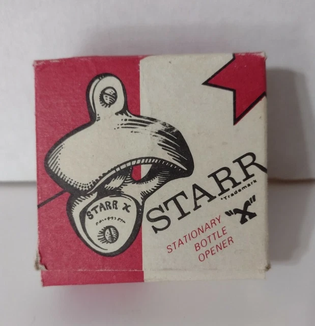 Vintage Brown Mfg. Co. Starr X Stationary Bottle Opener Coca Cola