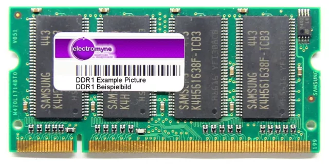 128MB 266MHz DDR1 RAM PC2100S 200-Pin Pole Sodimm Laptop Memory