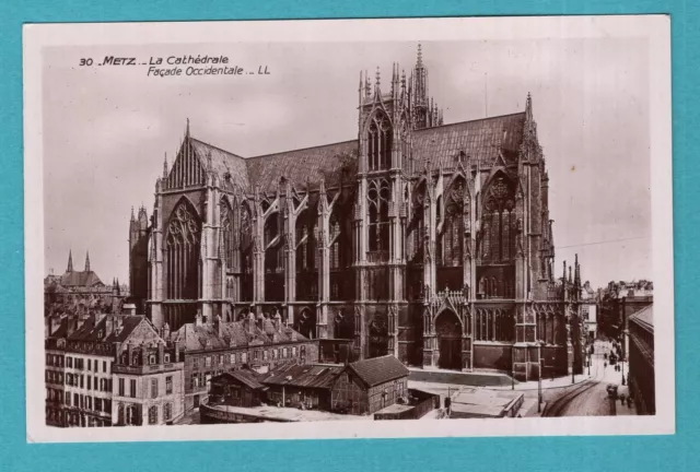 Metz . La Cathédrale , Façade Occidentale      CPA , Carte Postale/Lb