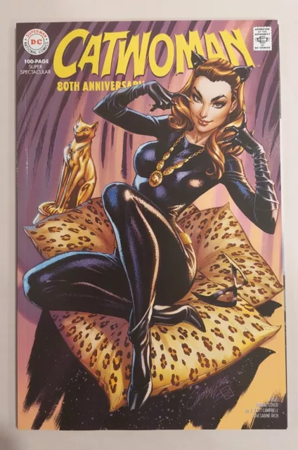 Catwoman 80th Anniversary Spectacular #1, variant J. Scott Campbell 1960s  NM