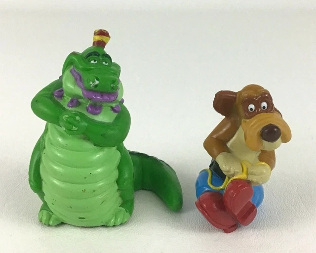 ALL DOGS GO To Heaven Wendys 2pc Lot King Gator Patou Hound Goldcrest all-dogs-go-to-heaven-wendys-2pc-lot-king-gator-patou-hound-goldcrest