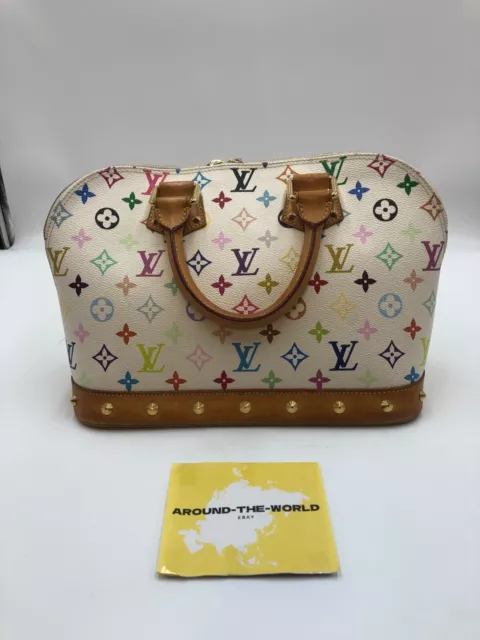 Louis Vuitton Louis Vuitton Monogram Alma Blon Handbag PVC Leather Mul –  NUIR VINTAGE