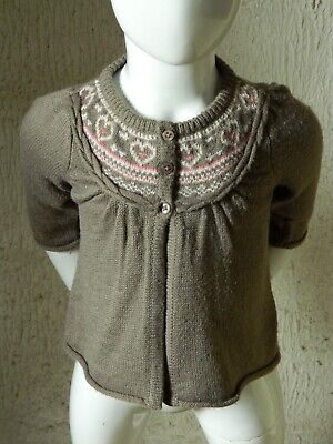 Filles Sarcelle Peplum Pâques Pull 12 mois 