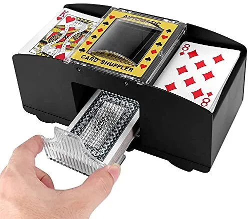 Litesam Seasonal Designs Automatic Card Shuffler,2 Decks Poker Shuffler