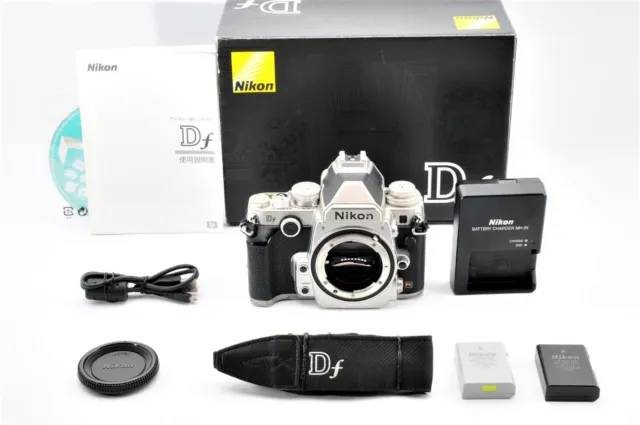 Nikon Df 16.2 MP Digital SLR Camera Silver Body JAPAN 【NEAR MINT SC 85567】 #510