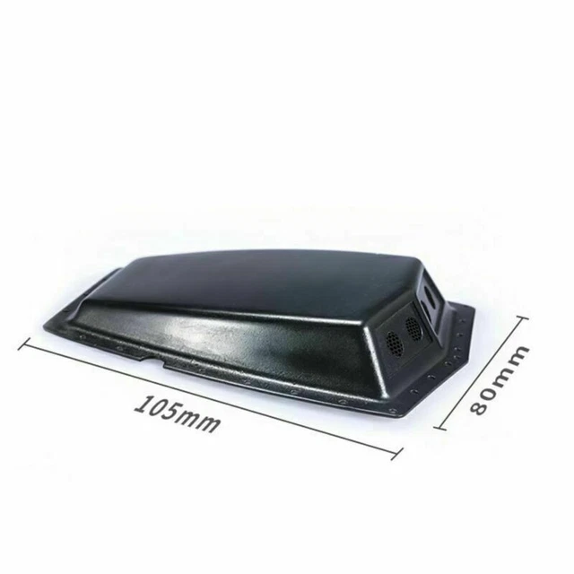 SEWOART Auto Teufelshörner Aufkleber - Schwarze Plastik Hörner Für Motorhaube & Dach