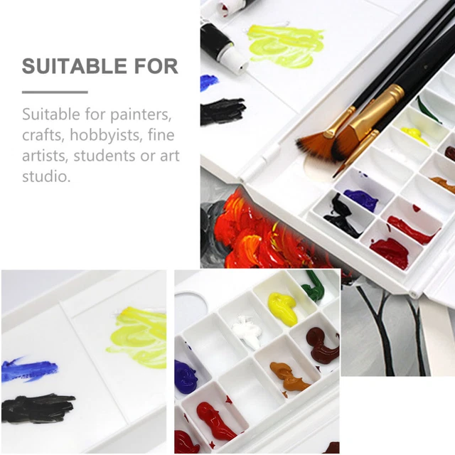 PALETTE COLOR MIXER Mixing Painting Trays Watercolor Pan Artist £14.58
