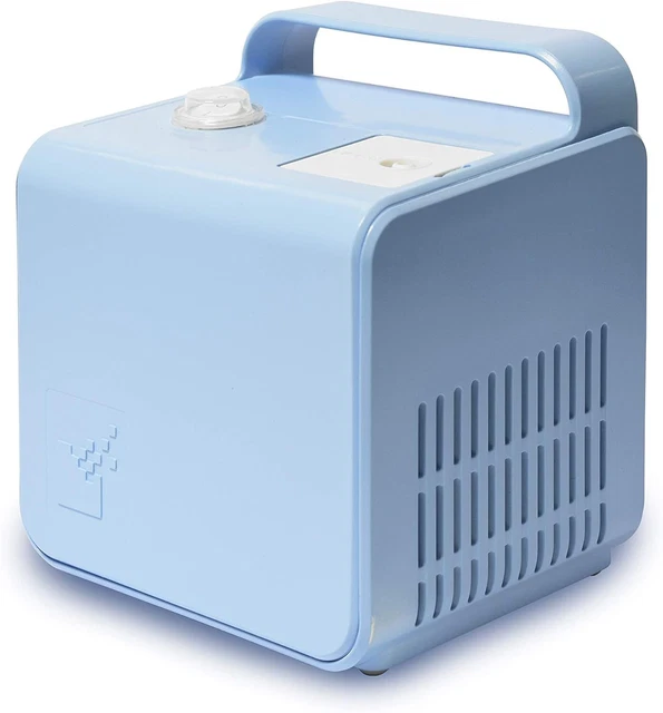 NEB-BOX Aerosol Leggero e Compatto con Doppia Maschera per Adulti e Bambini, Amp