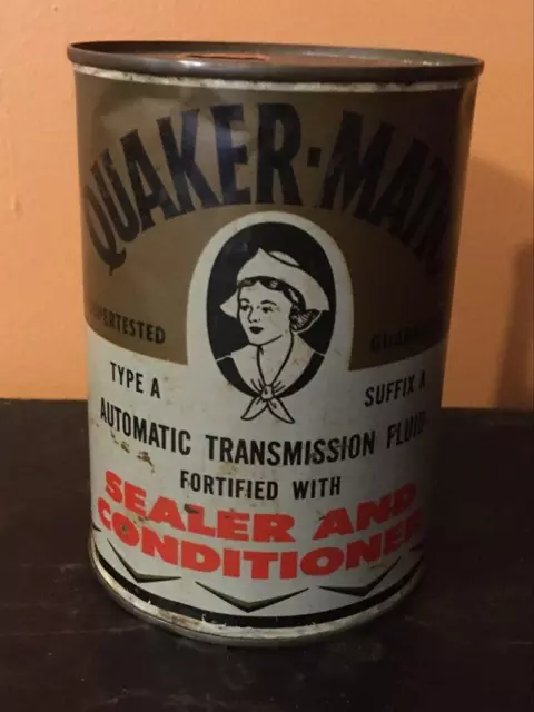 Vintage Quaker-Matic, Transmission Fluid...1 Quart, Full, Unopened!