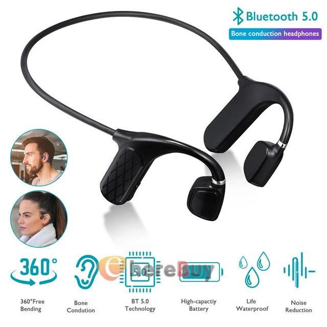 Bone Conduction Headphones Wireless Earbuds Bluetooth 5.1 Sport Headset Outdoor