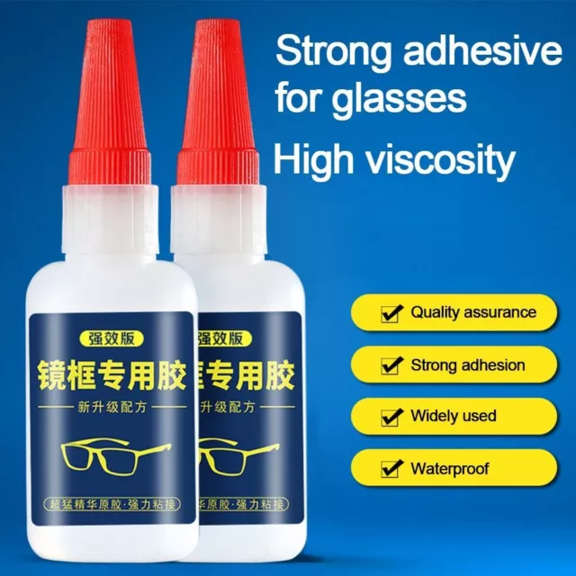 Glasses Acrylic Glue Jewelry Glasses glue New leg repair glue  Multipurpose