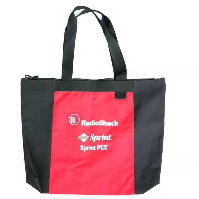 NEW Radio Shack Sprint PCS Promo Advertising Zipper Tote 19x15"