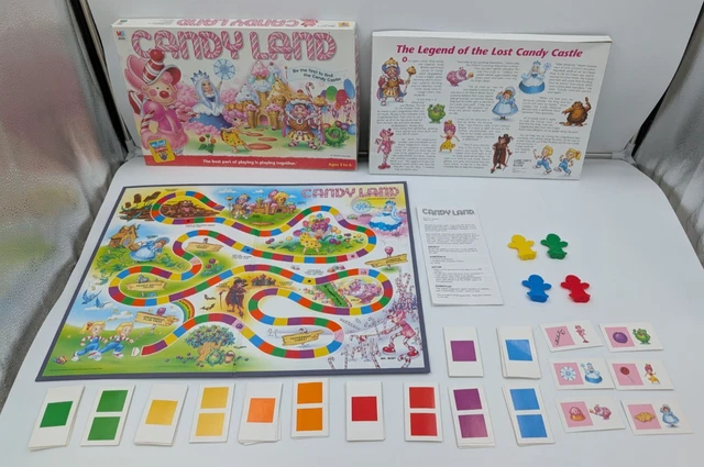 VINTAGE CANDY LAND Board Game 2001 Milton Bradley Hasbro 100% Complete ...