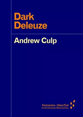 Foncé Deleuze (Forerunners : Idées First) Par Culp Andrew Neuf Livre,Libre &