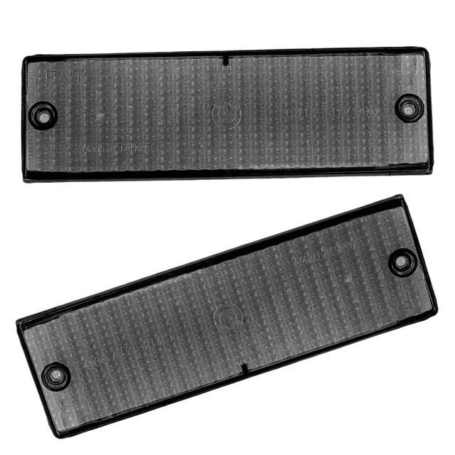 2x Blinkerglas Linse Blinker Für BMW E30 Schwarz (Nicht Für M3) 63131386011