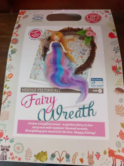 The Crafty Kit Company - Fairy Wreath - NEEDLE FELTING KIT