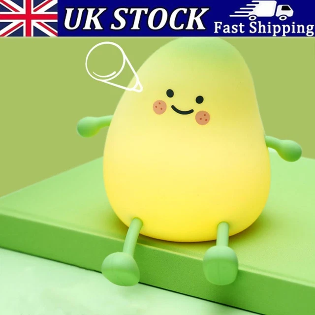 MANGO DIMMABLE NIGHT Lamp Silicone Mini Table Lamp USB Rechargeable for