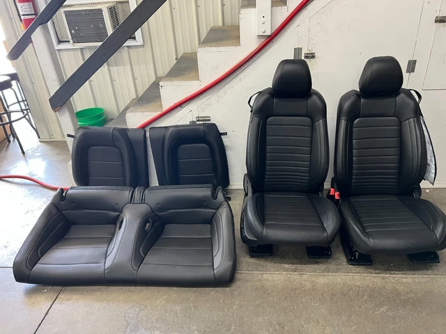 2018-2022 Mustang Bullitt Black Leather Coupe Front Rear Power Seats Heat Cooled 2018-2022 Mustang Bullitt Black Leather Coupe Front Rear Power Seats Heat Cooled