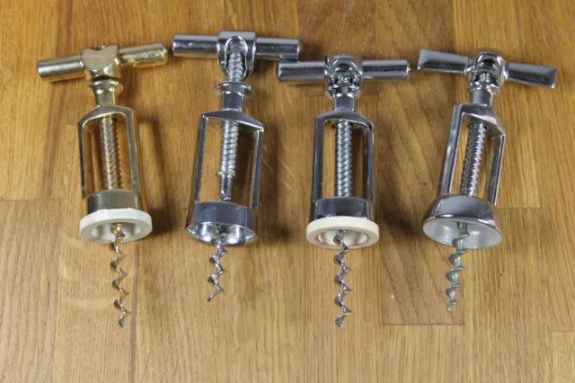 Vero Vintage Convoluzione 4 Cavatappi Dbgm 50s 60s Exus Monopol Corkscrews