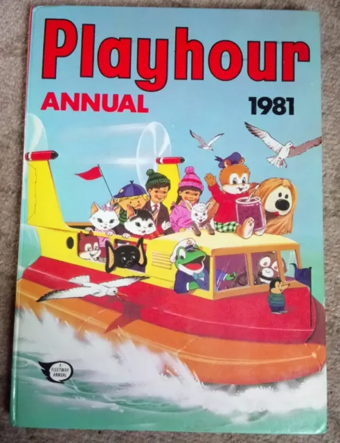 Vtg. 'Playhour Annual - 1981' (Fleetway Annual/IPC Magazines) - Acc. Condition