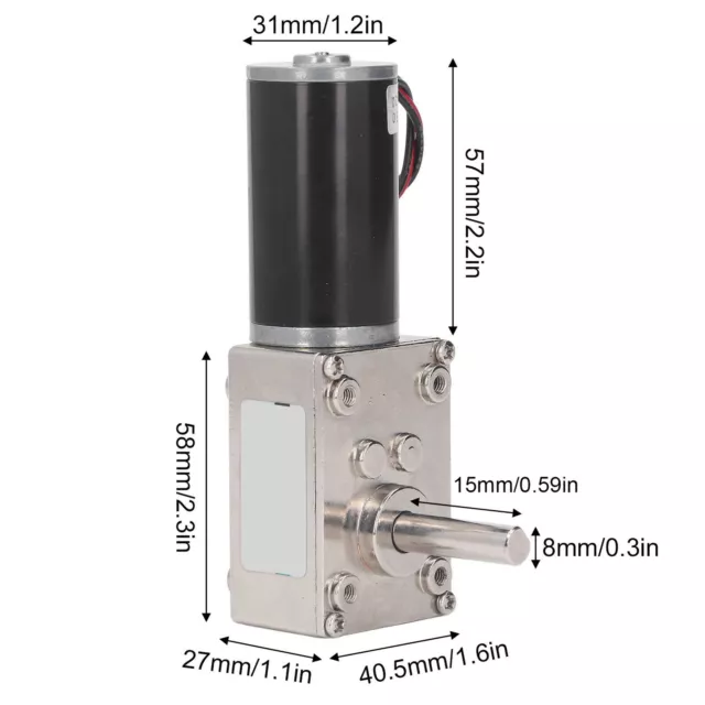 DC-Getriebemotor MicroDC-Getriebemotor Selbsthemmend Einstellbare