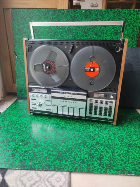 Magnétophone À Bande Grundig Tk 600 haut parleur, record +micro grundig