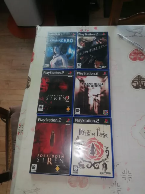 Lot Jeux Video Playstation 2..Lot A Prix Modere Car Cher 6 Jeux