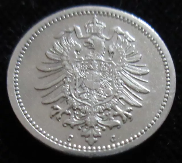 Mds Deutsches Reich Kaiserreich 50 Pfennig 1877 C, Silber  #C